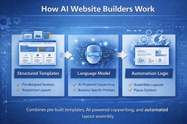 How AI Website Builders Work