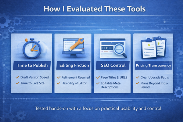 How I Evaluated These Tools