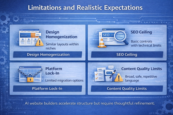Limitations and Realistic Expectations of AI website Builders