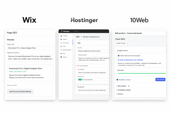 SEO Structure and Control